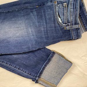 JOE'S JEANS Blue clean cuff crop jeans (size 29)